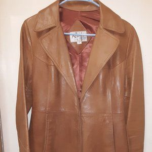 Ladies Vintage Learher Coat
